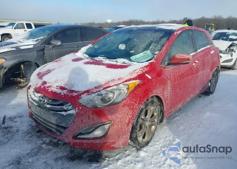 2013 Hyundai Elantra Gt z USA, uszkodzony, nr VIN KMHD35LE5DU112199